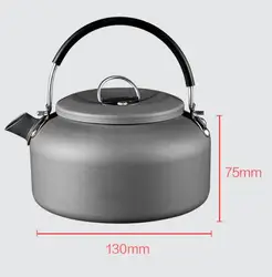 Camping Water Kettle 800ml 1400ml Alloy Teapot Light Weight Coffee Cooking Kettle