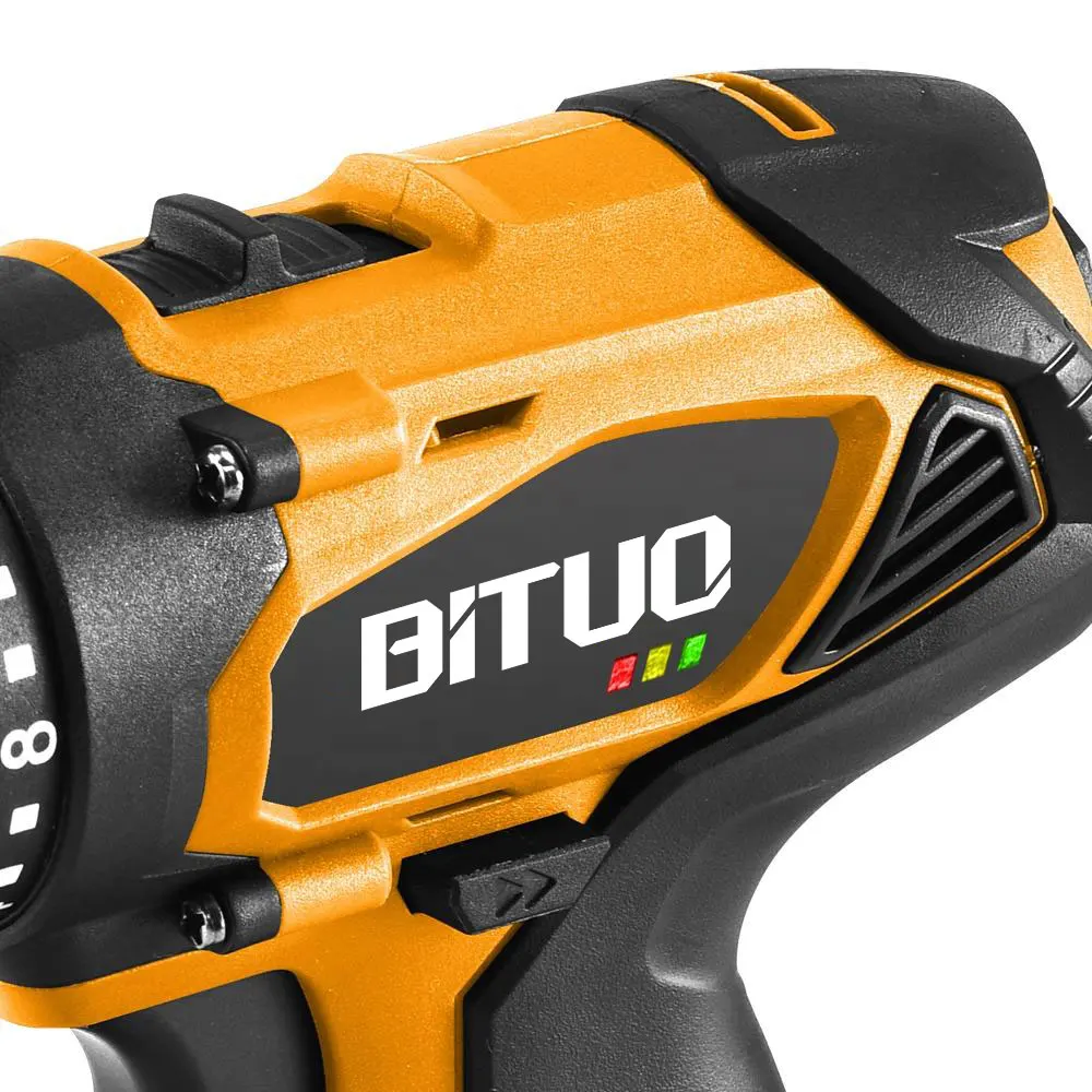 Power Tools Professional Drill Rechargeable Lithium Battery 21V Cordless Brushless Electric Drill Hand Power Drills