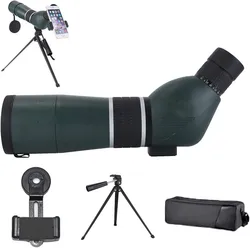 15-45x60 high-definition waterproof bird watching monocular telescope for star watching archery and landscape shooting bak4
