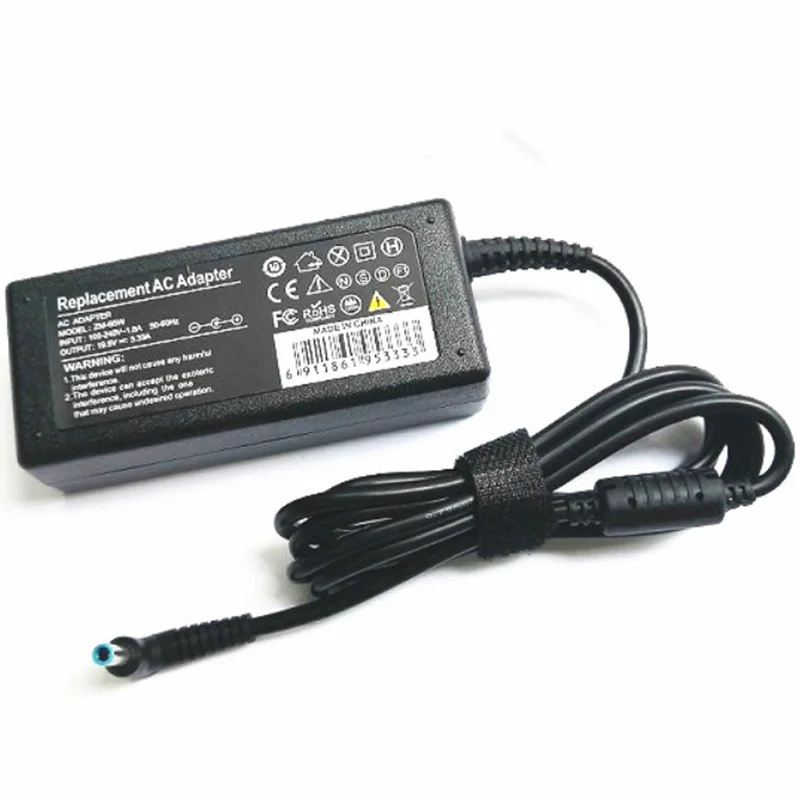 Custom Replacement DC adapter for HP laptop 65w 19.5V3.33A 4.5*3.0mm AC power adapter