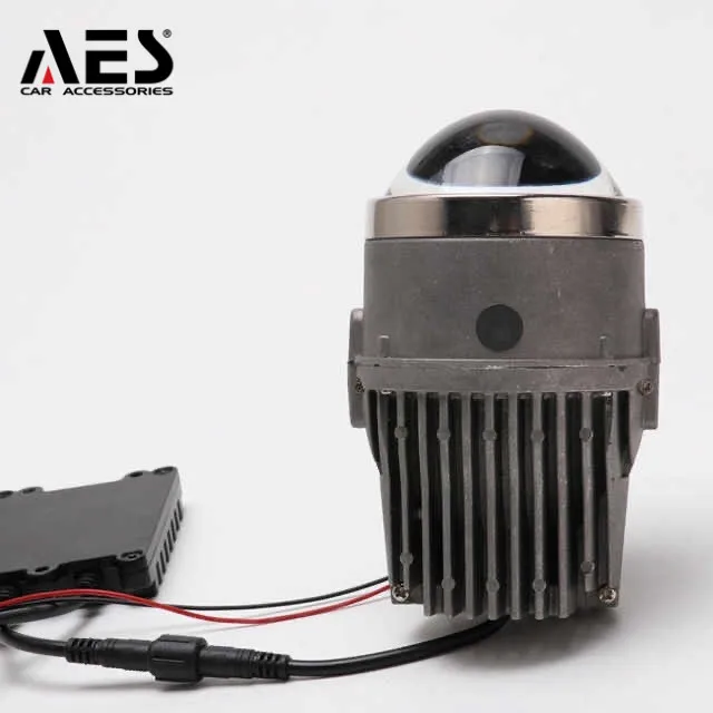 AES Q1 2.5INCH BI-LED Fog light 12V 40W 6000K Car light fog  projector lens.