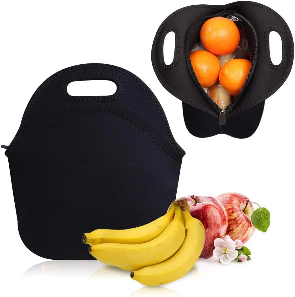 Custom Logo Insulated Waterproof Tote Cooler Bag Picnic Travel Neoprene Lunch Bag