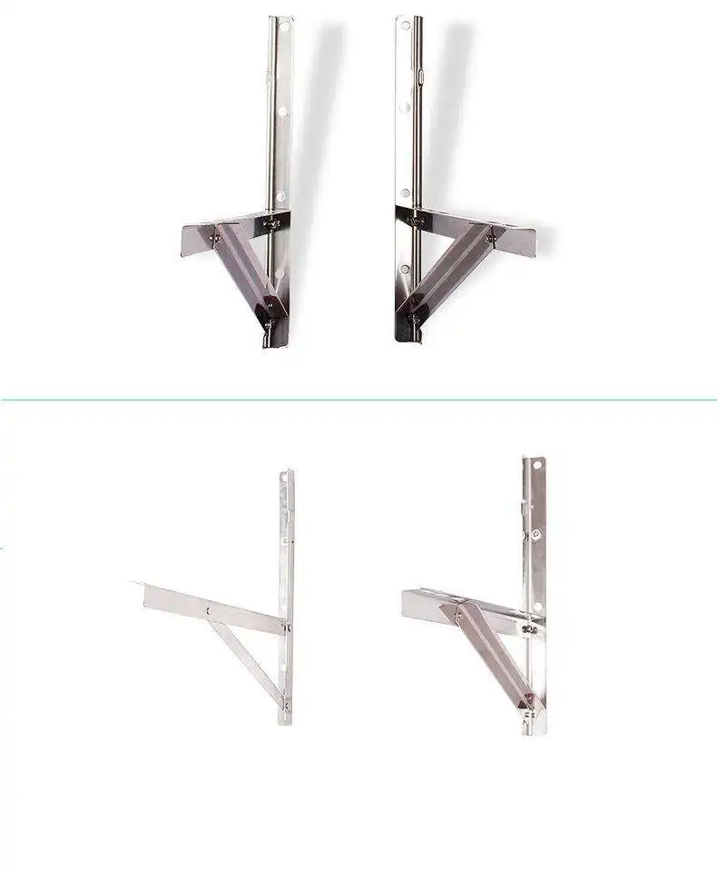 AC bracket HVAC Wall AC support split mounting angle folding AC Bracket for air conditioner outdoor support