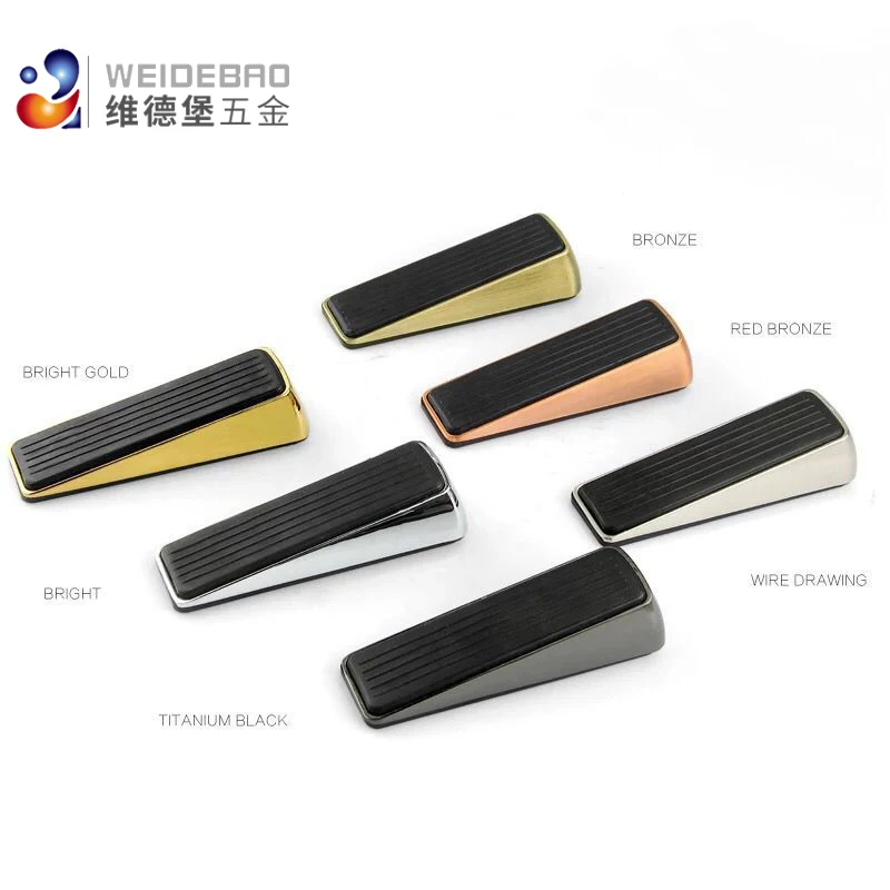 Zinc Alloy Removable Hanging Door Wedge Stopper Keep Door Open Stop
