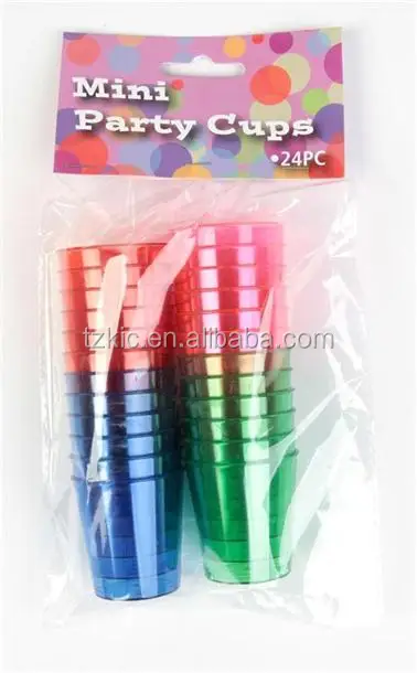 Shot Glasses Hard Plastic 1.5Oz Mini Wine Glass Party Cups