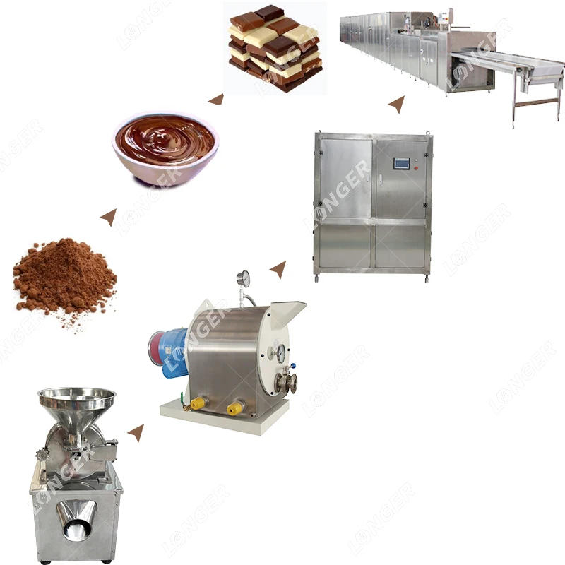 Homemade Chocolate Bar Production Line Chocolate Making Machine In Gujarat