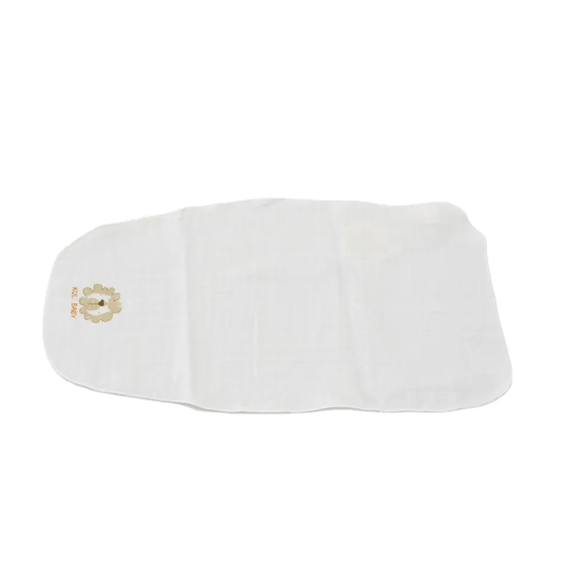 
100% organic cotton muslin fabric baby infant toddler back sweat towel 