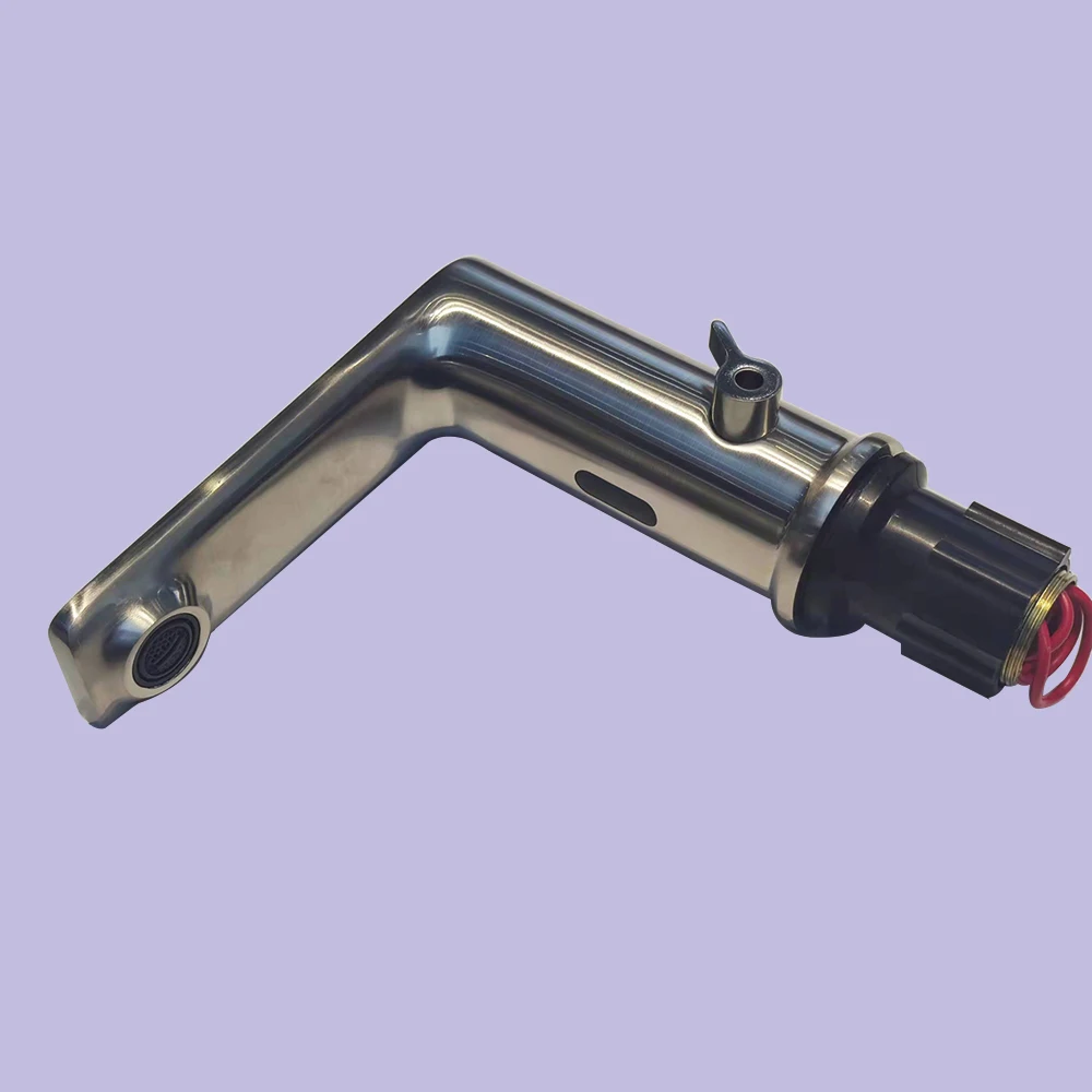 5 year warranty Brass chrome deck mounted sensor kitchen bathroom contact-free automatic hot and cold mixer faucet