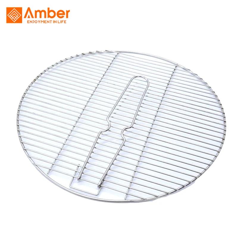 Круглая чугунная тарелка для барбекю из нержавеющей стали пищевого класса, гриль для барбекю, кухонные терки, сетка из проволоки, гриль для барбекю
