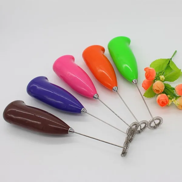 Plastic Electric Mini Kitchen Stirrer Milk Frother Handheld blender and mixer for Drinks Coffee Latte Milk Shake