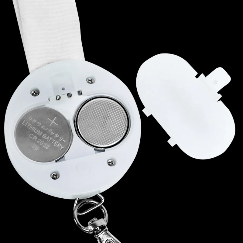 Light Up Lanyards with Hold ID Badge Illuminated Neck Strap Remote Controlled LED Necklace LED Lanyard