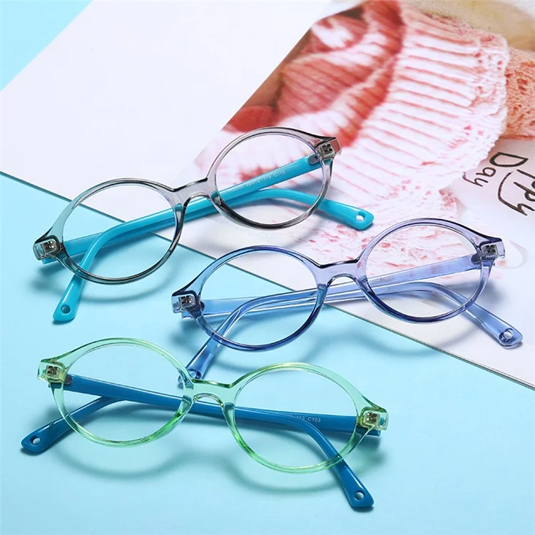 Colorful children glasses 2020 anti blue light blocking TR90 spectacle kids optical eyeglasses frame