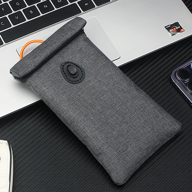 Mobile phone signal blocker Bag Jammer Anti-Radiation Shield Signal Blocker Pouch For iphone 15 Pro 14 13 12 11.