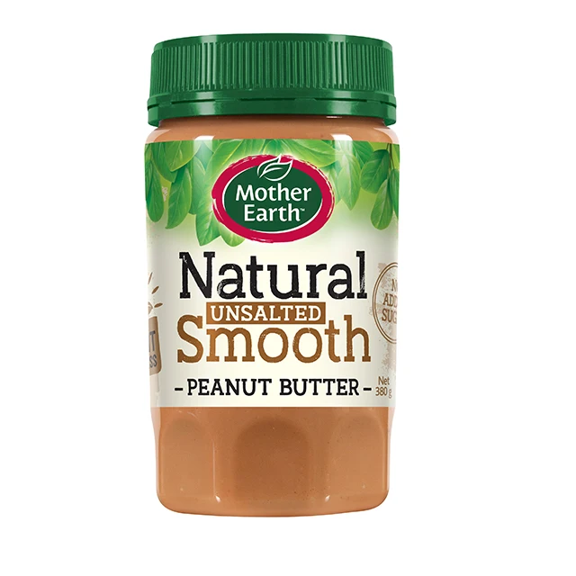 Packaging All Purpose Seasoning Natural Fresh Flavor Food Peanut Butter Smooth Unsalted 380gm