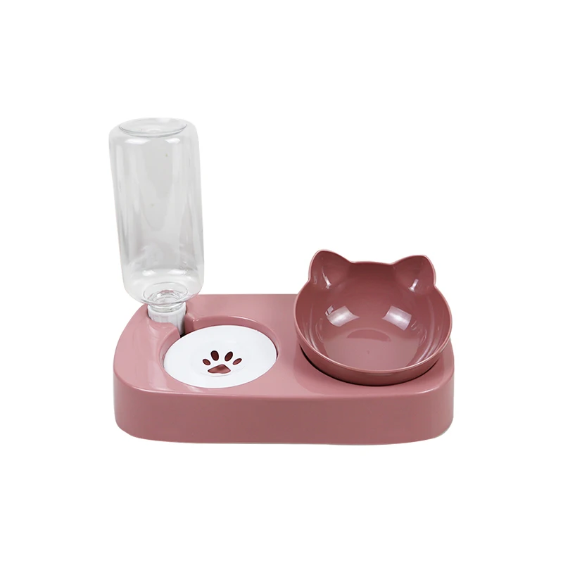 High Quality Pet Bowl Wholesale Dual Use Feeding Bowl Automatic Drinking Fountain Cat Dog Food Bowl