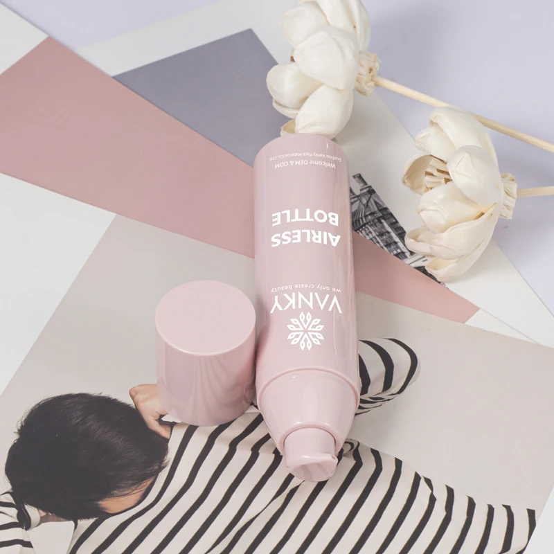 Hot Sale PETG 50ml Manufacture Plastic Airless Pump Bottle Serum Lotion Pump Dispenser Vacuum Airless Bottle