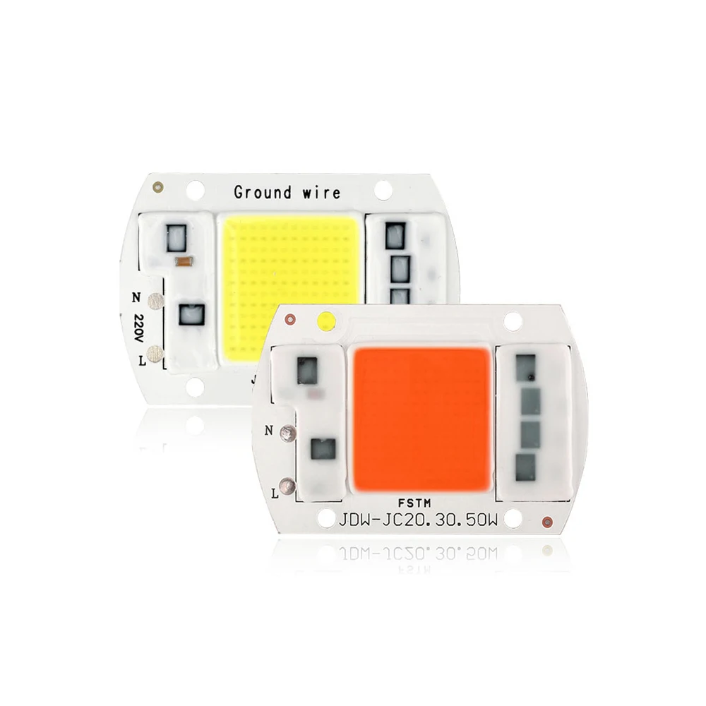 220V COB 50W LED Chips Warm White Daylight White Full Spectrum COB LED CHIP for DIY Lighting
