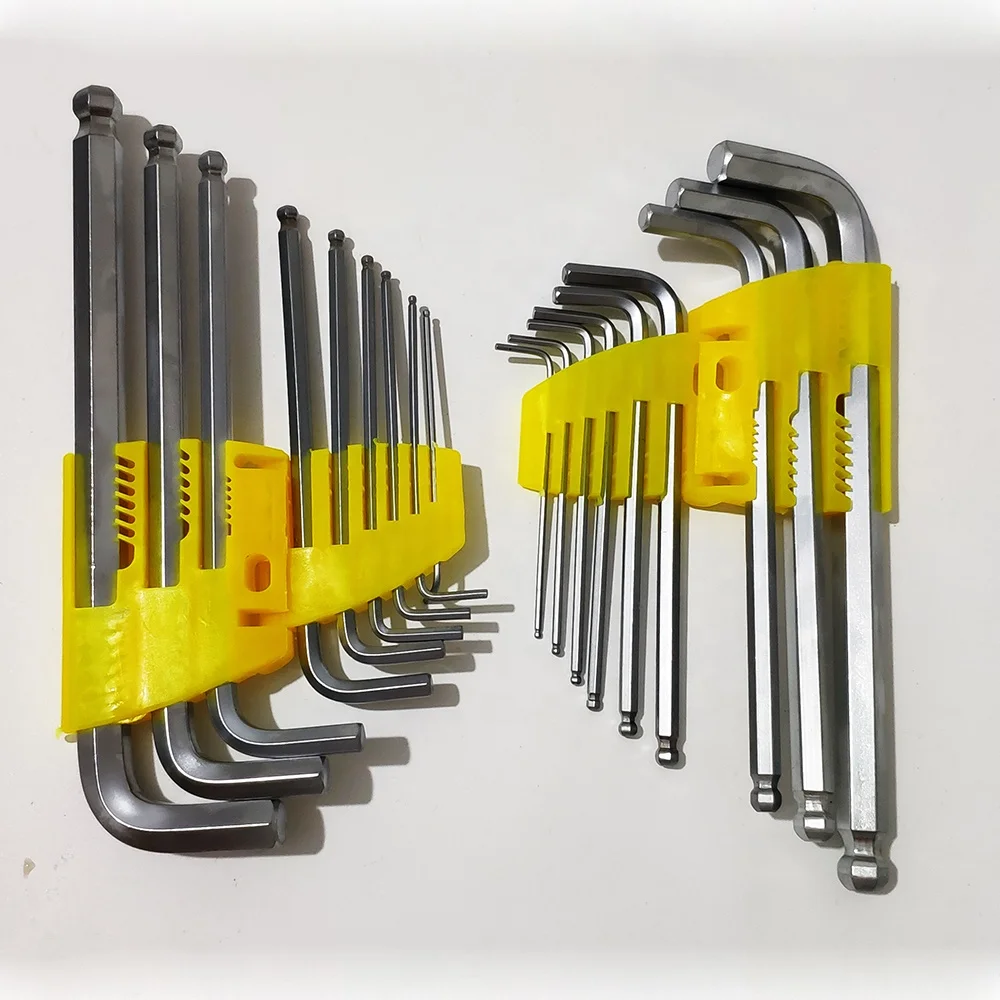 
Cheap 9 Pieces Long Arm Ball End Allen Torx Key Set 1.510mm T10-T50 