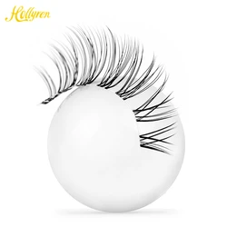 New products DIY cluster Segmented super soft flexible band 3D Faux Mink Eyelashes Customized diy segment lash glue