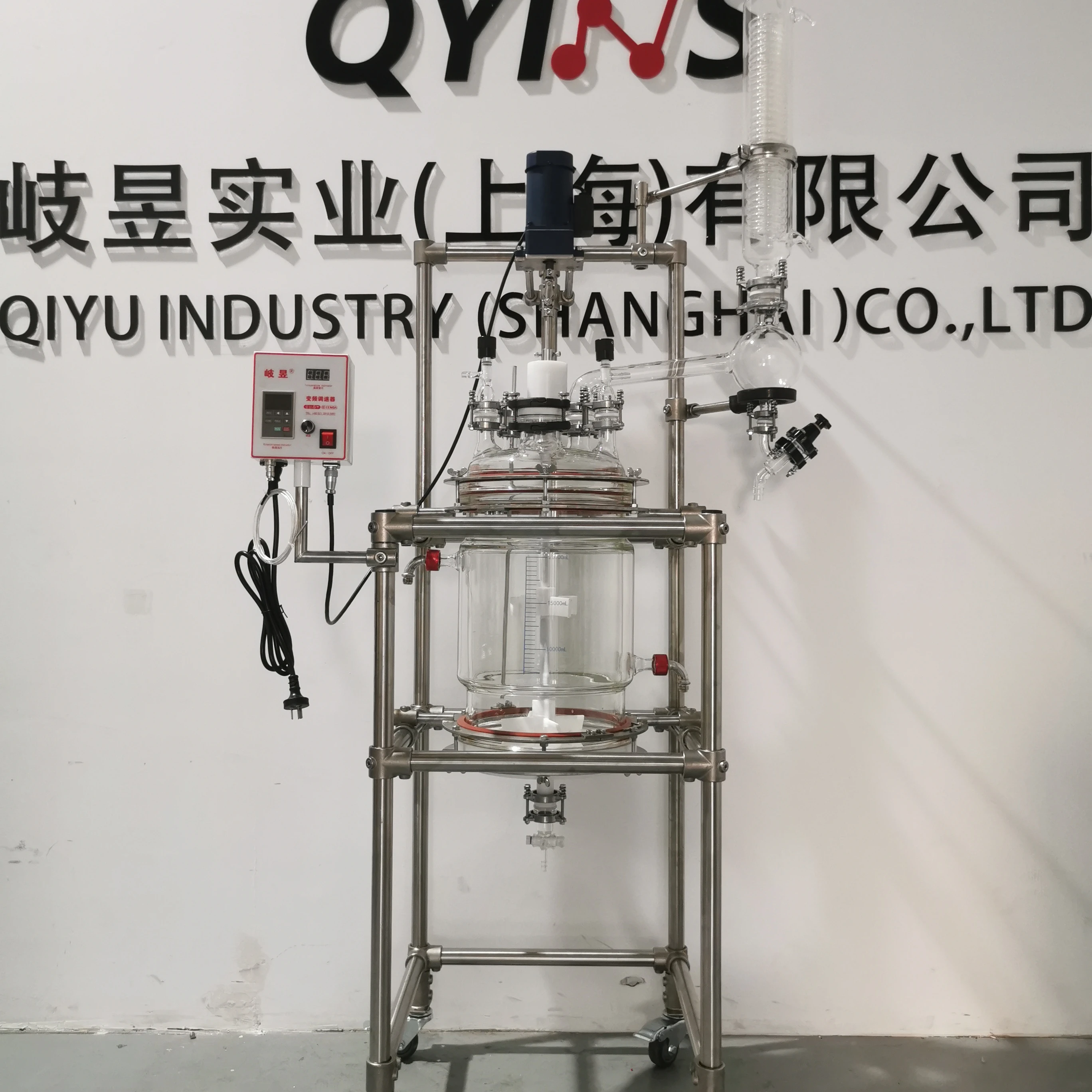 process glass reactor Perfect For Lab Use Fully Customizable Cracking&Crystallization 30L 50L 100L process glass filter reactor