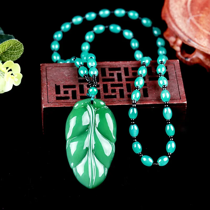 Хрустальный нефритовый кулон с пряжкой ruyi для мужчин Guanyin Будда natrual stone mala Бусы и женщин
