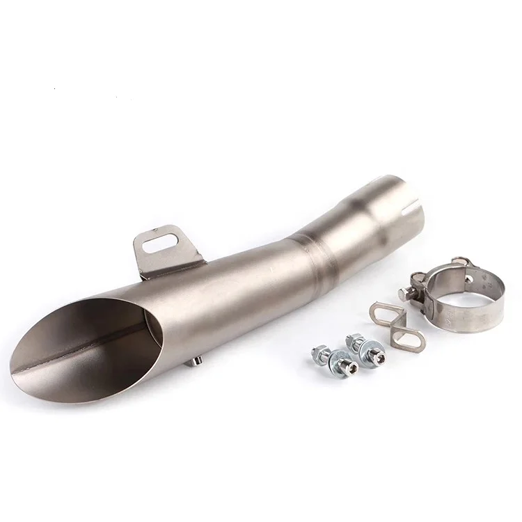 Universal Motor Parts,100*235mm Oval shape rainbow stainless steel motorcycle universal ehaust muffler silencer