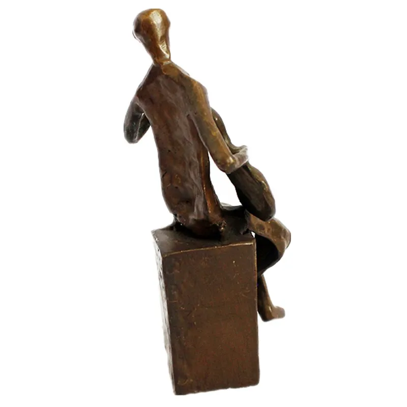 Music metal cast iron  band figurines play the guitar  for bar decor