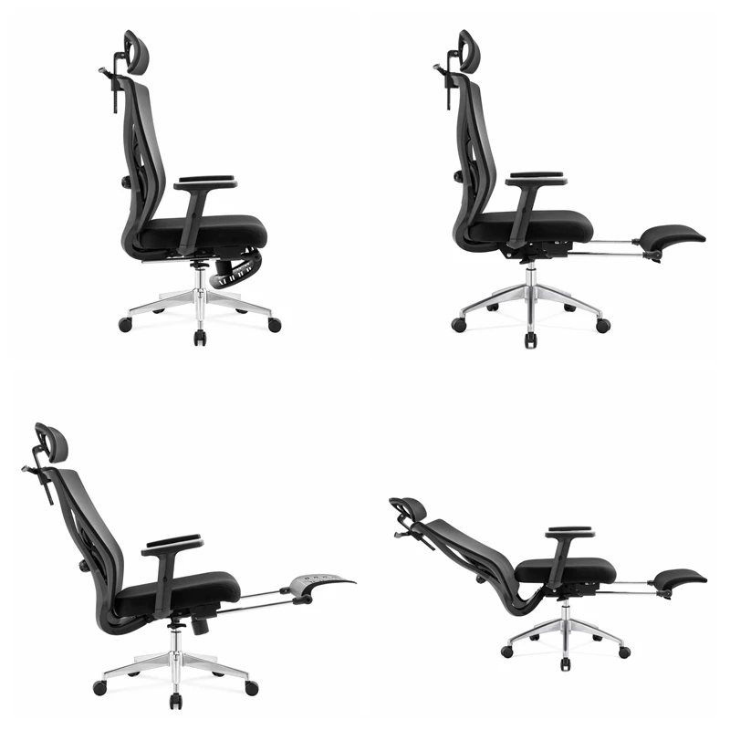 China manufacturing Ergonomic design office chairs computer chairs for office chair with footrest