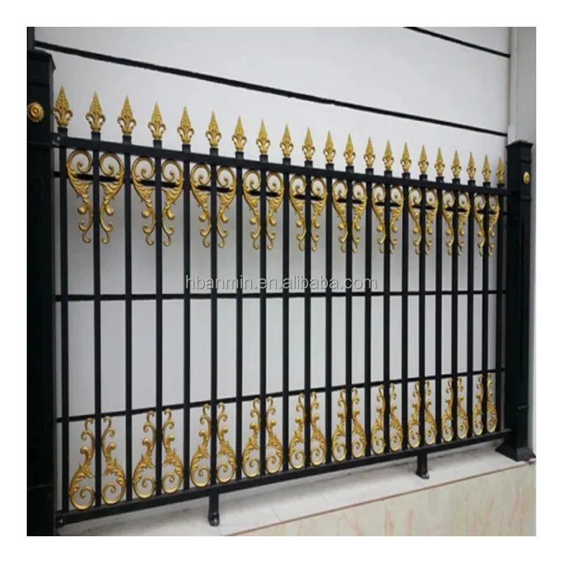 Manufacturer Newly design aluminium fence panels cheap metal fencing panels aluminum garden fence
