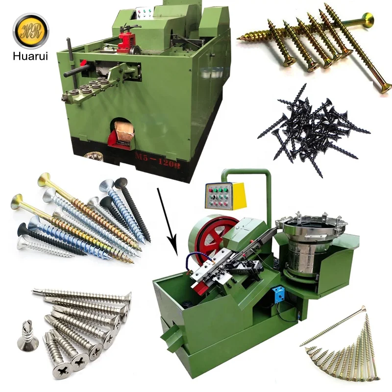 Factory Price Self tapping Drywall MDF screw making machine cold heading machine thread rolling machine