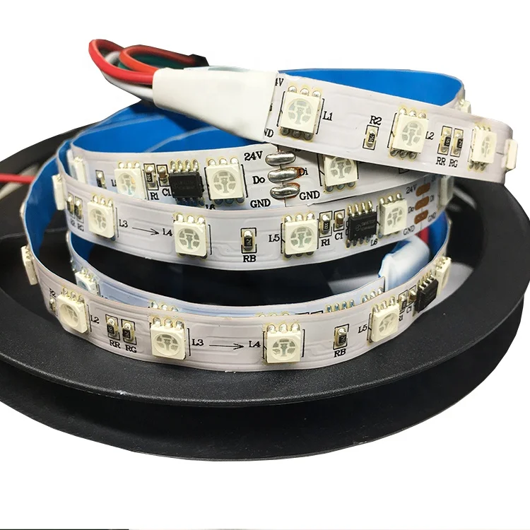 tira led ww2811 ws 2811 5050 5m ws2815 12v 5mm rgb led strip tape