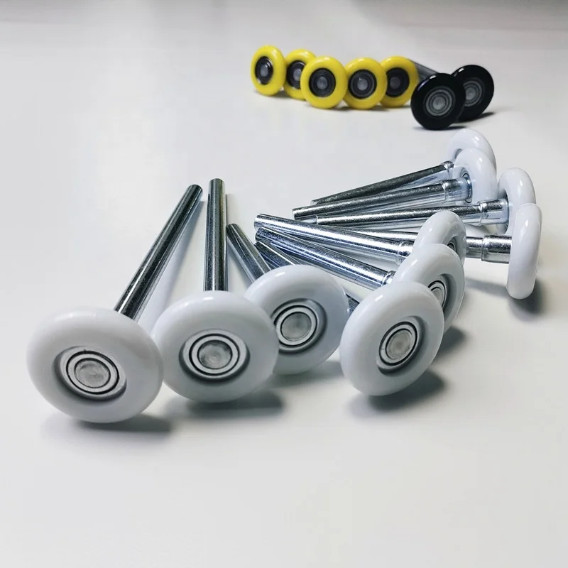 China Wholesale High Quality Garage Door Nylon Roller with Stem and Bearing for Sectional Panel Lift Door