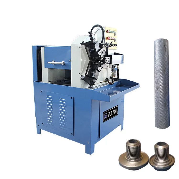 Three-axis ZC28-40 type Newest China Cnc Rebar Pipe automatic hydraulic Threading Rolling Machine