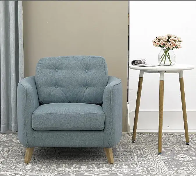 Furniture factory the latest design Linen fabric sofa set color can be customized living room sofa Cube Sofa