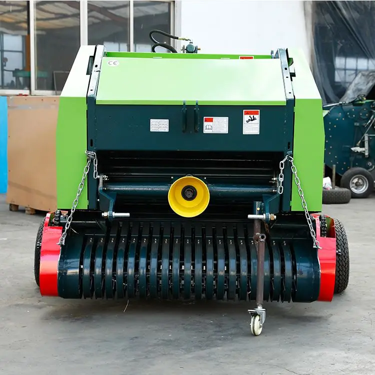 
China Semi-Automatic Round Hay Baler Machine Straw Round Baler Machine For Tractor 