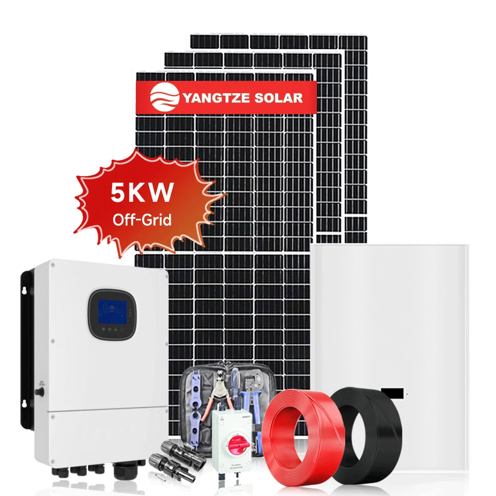 3KW 5KW неэлектрифицированная Солнечная силовая установка 3000W 5000W 10000W батарея дома панели солнечных батарей Kit