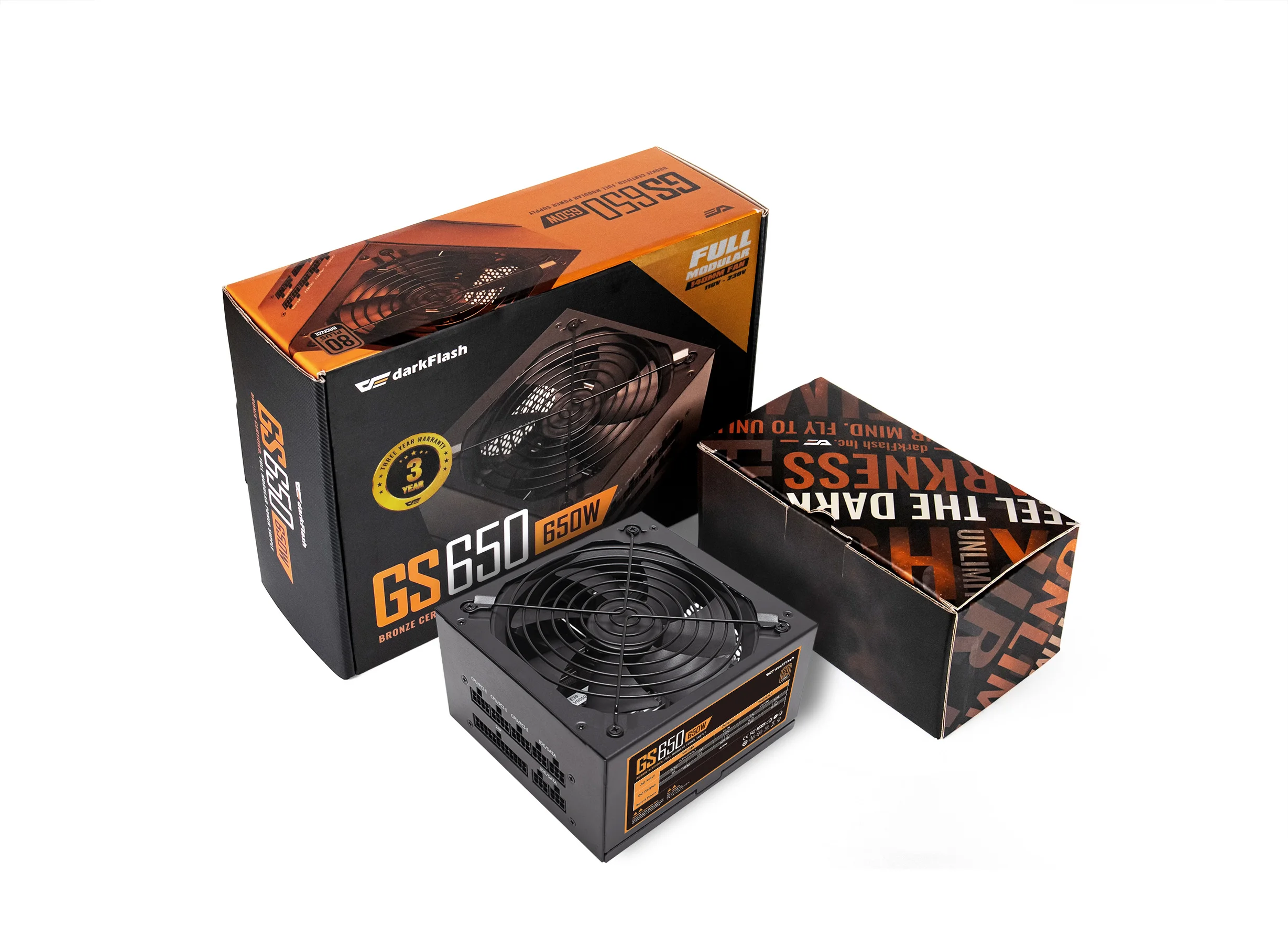 550W 650W 750W 80 PLUS бронза полный модуль 14 см блок питания