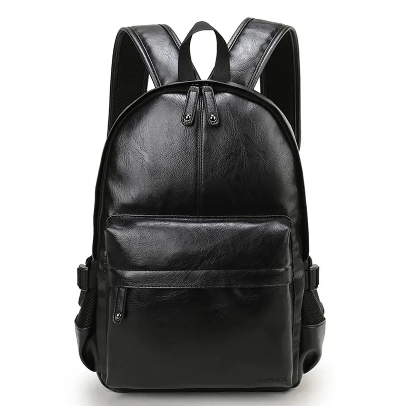 Men Backpack Leather School Backpack Bag Fashion Travel Bag Backbag Back Pack Laptop Bag For Man Backpack