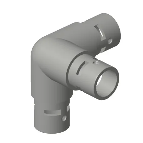 3D pipe connector aluminum pipe tube accessories  joint J40-A07
