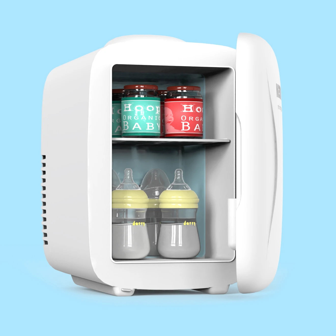 Best Selling Portable Plug-and-Play Mini Fridge Latest Compact Design for Car and Home Use USB Power Source Factory Direct