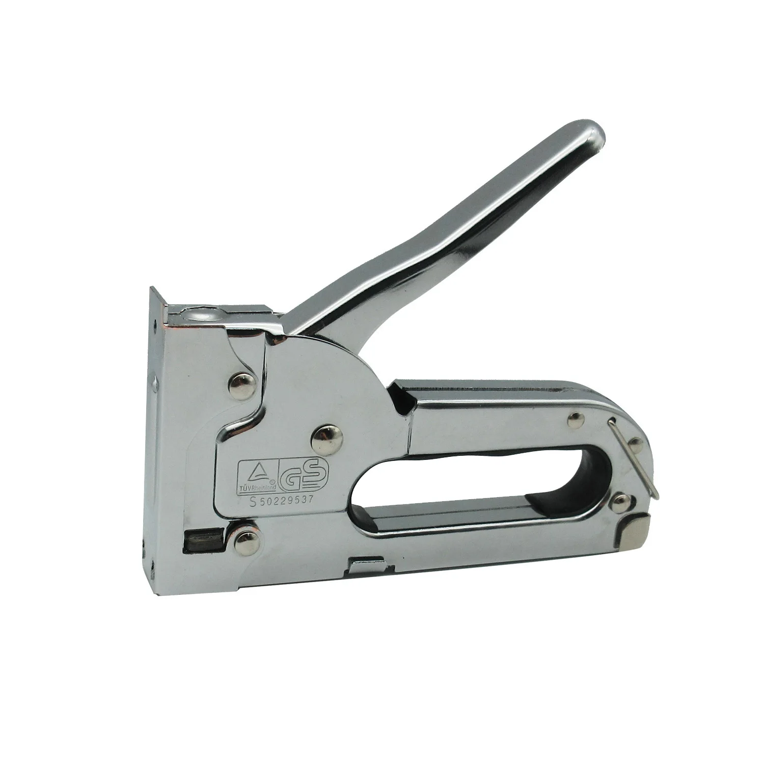  Hot sale all metal hand manual 4-8mm U nail GS standard heavy duty staple gun wood sofa stapler with 200pcs