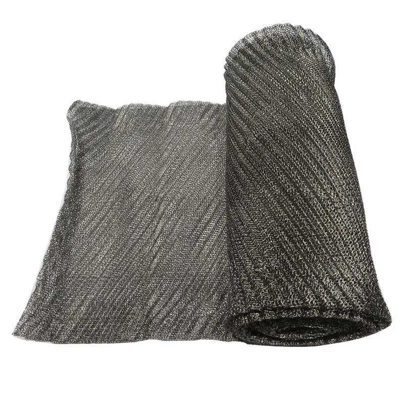 316 Stainless Steel Knitted Wire Mesh Filters For Gas-liquid Separation