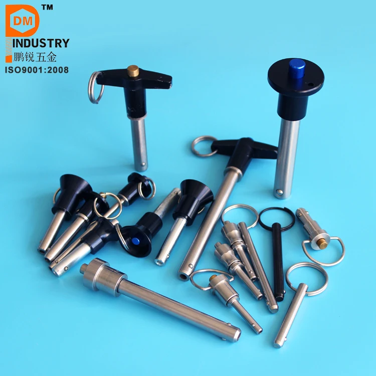 Stainless Steel With Key Locked Ball Locking Quick Release Pin