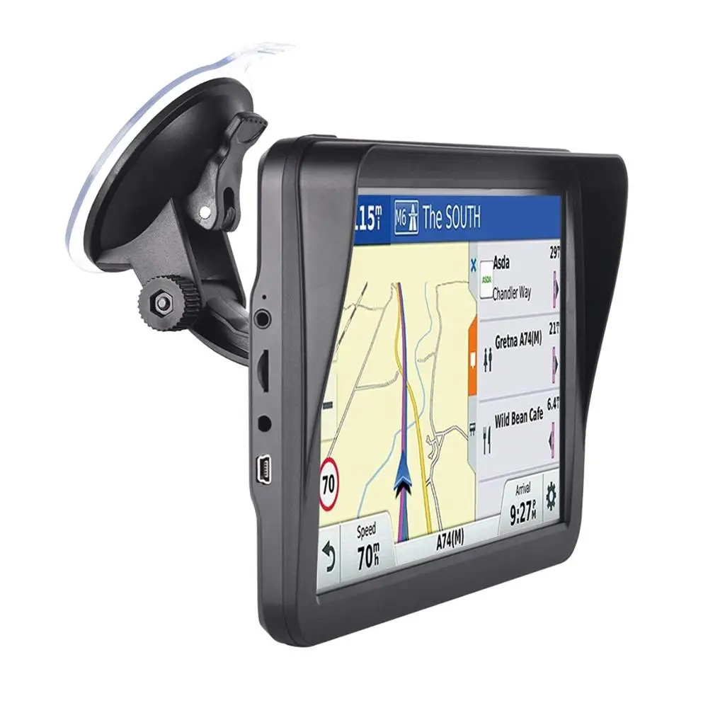 Car GPS Navigation 9 inch BT AVIN Navitel 2022 Europe America Map Sat Nav Truck gps Navigators FM Touch Screen