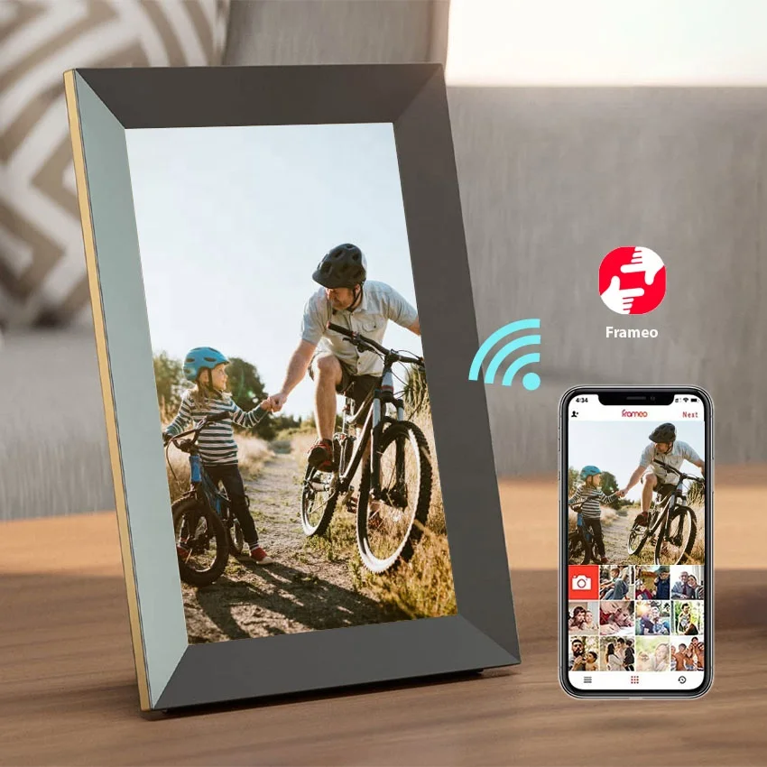 plastic lcd art smart digital photo frame 7 20 21 32 40 42 inch watch large wifi usb digital photo frame wifi motion