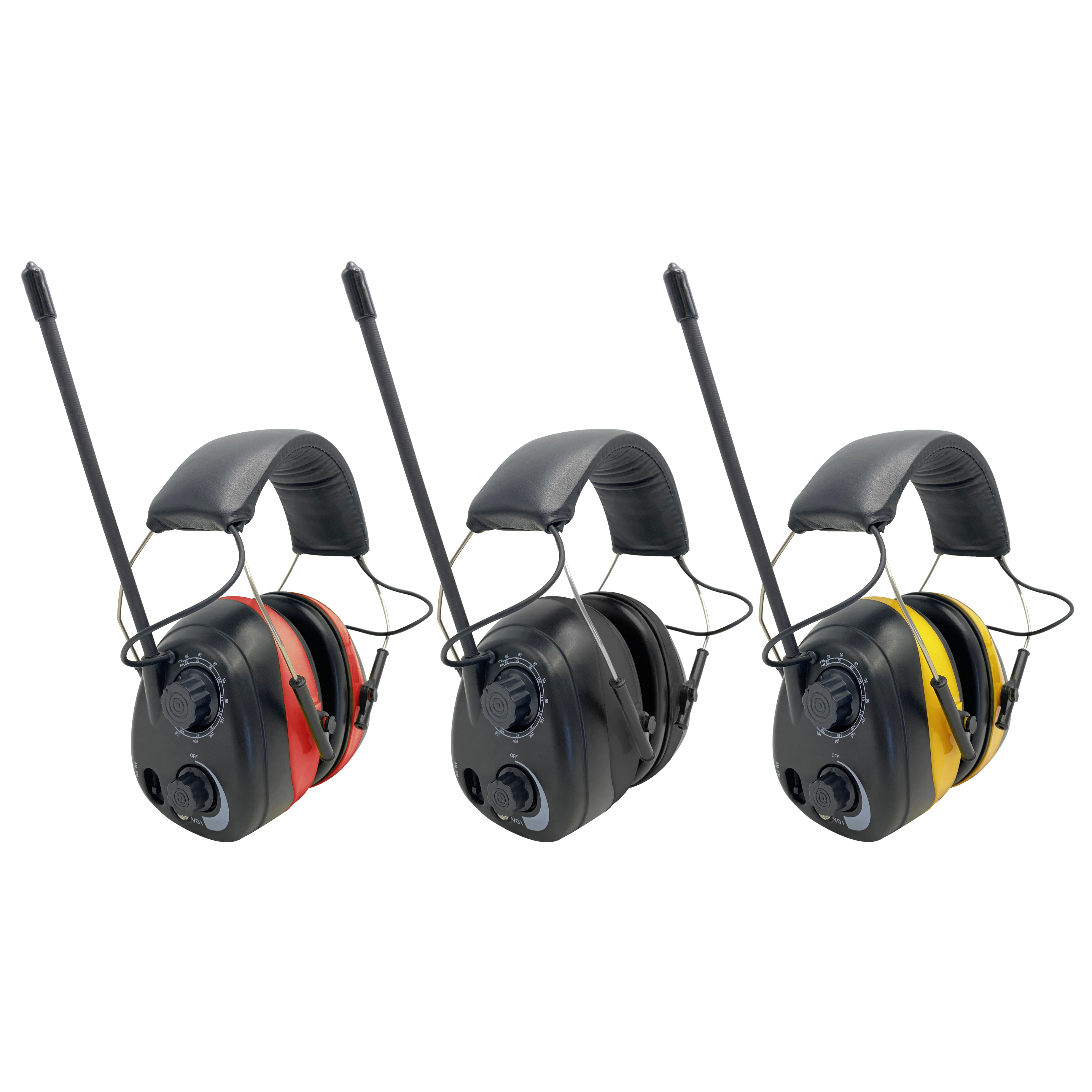 Hearing Protection Headphones with FM/AM Radio - 25dB for Mowing Workshops and Snowblowing