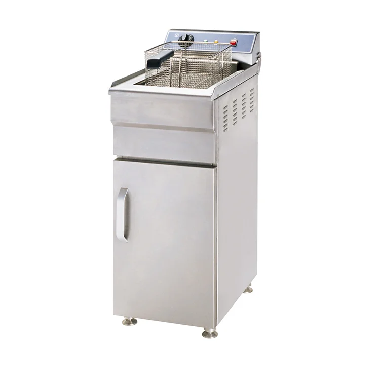 Factory wholesale High quality Commercial Gas Fryer  for Fried Chicken and Chips LGP Single tank gas Fryer for Snack Shop