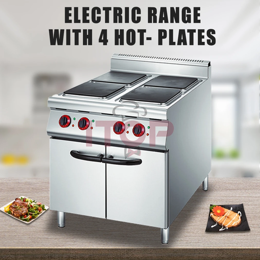 ITOP Kitchen Equipment Commercial Customized Electric Furnace Cooking Pot Stove Range with Oven