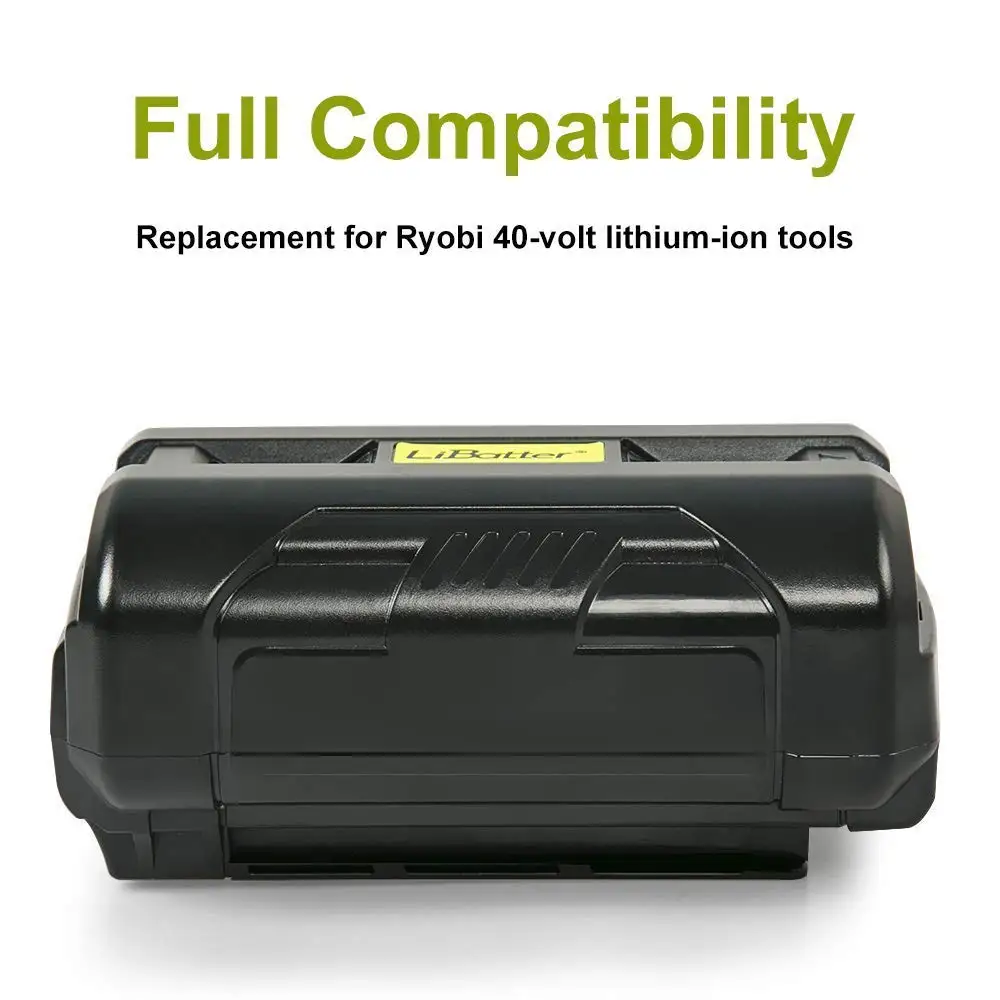 replacement Li-ion battery for Ryobi 36V/40V Li-ion, replace Ryobi 36V MAX POWER/40V LITHIUM