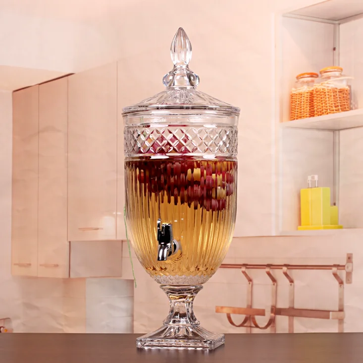 China draught glass beer tower drink wine beverage dispenser  glass beverage dispenser